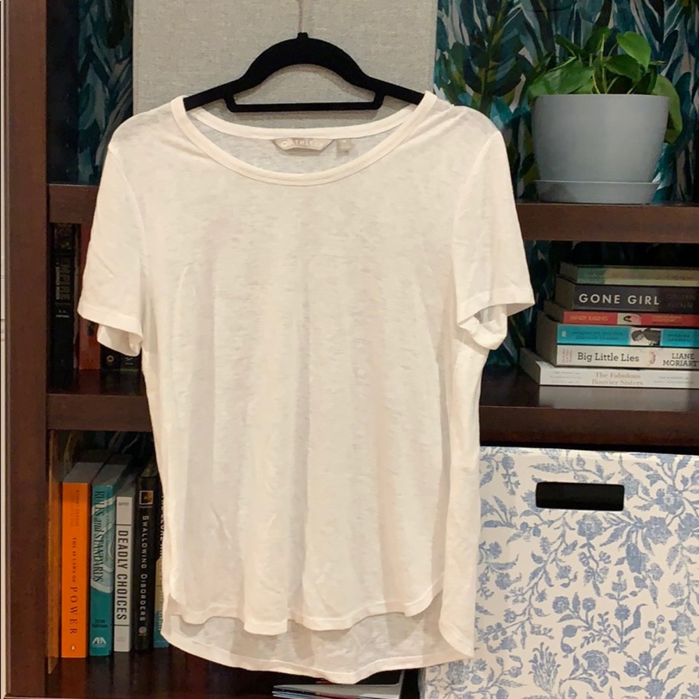 Athleta semi sheer tee